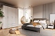Спальня Нордвик 4, тип кровати Мягкие, цвет Светло-серый - фото 2