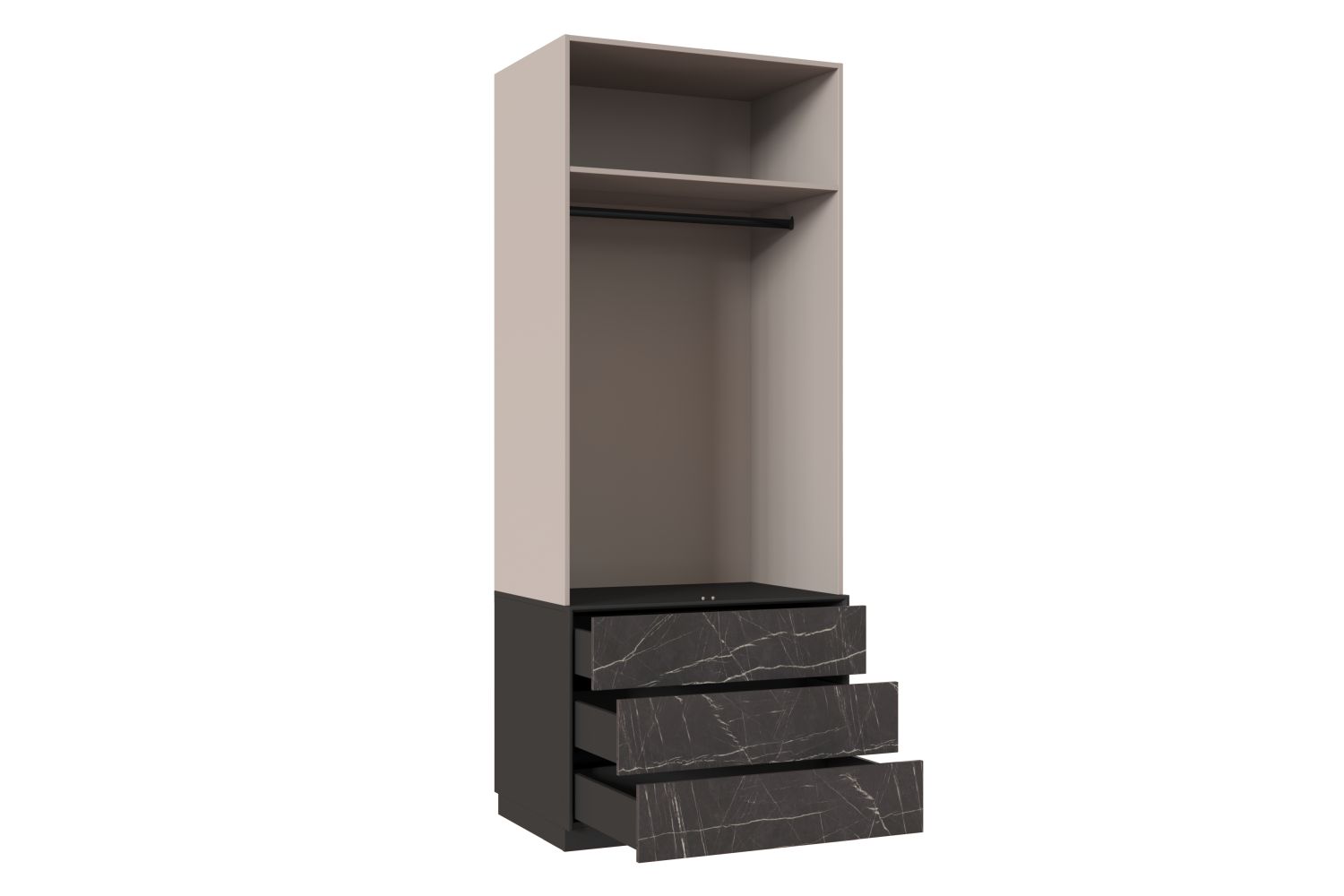 Шкафы платяные - изображение №3 "Шкаф Милагро для одежды"  на www.Angstrem-mebel.ru