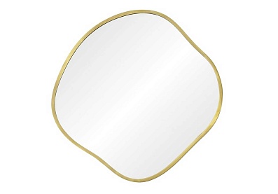 Зеркало Organic M Gold в тонкой раме Smal, стиль Неоклассика Современный, гарантия 